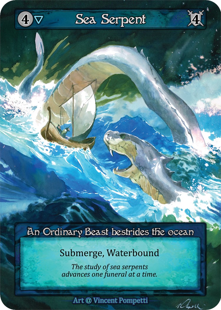 Sea Serpent (Preconstructed Deck) [Alpha] | Exor Games New Glasgow