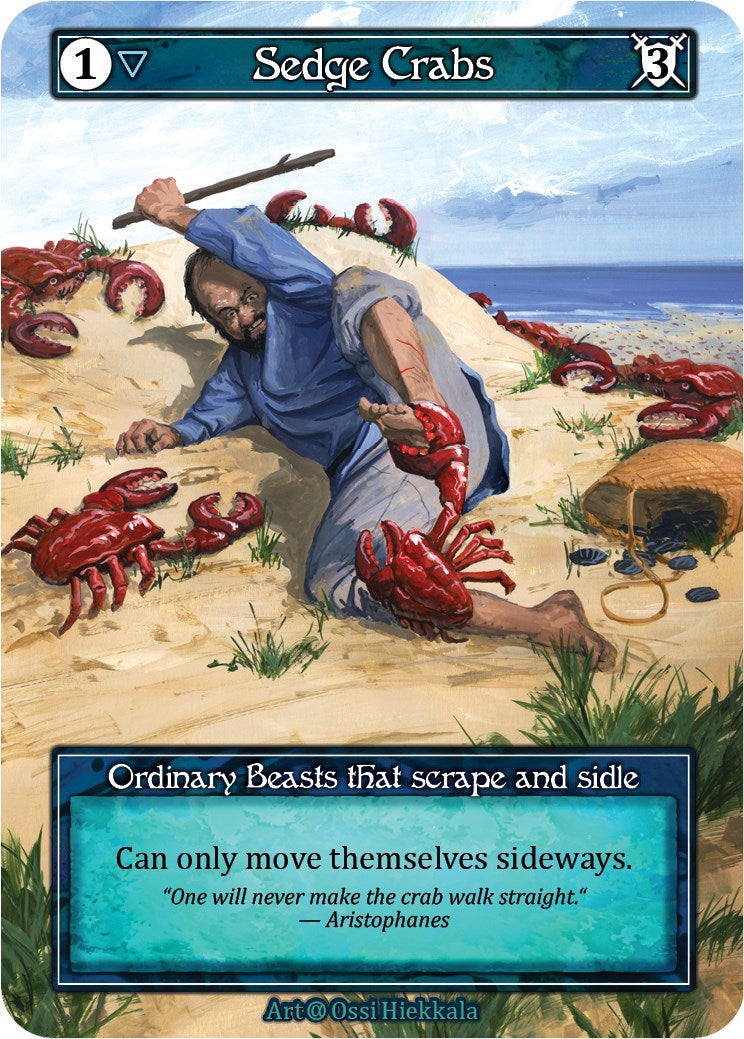 Sedge Crabs (Foil) [Alpha] | Exor Games New Glasgow