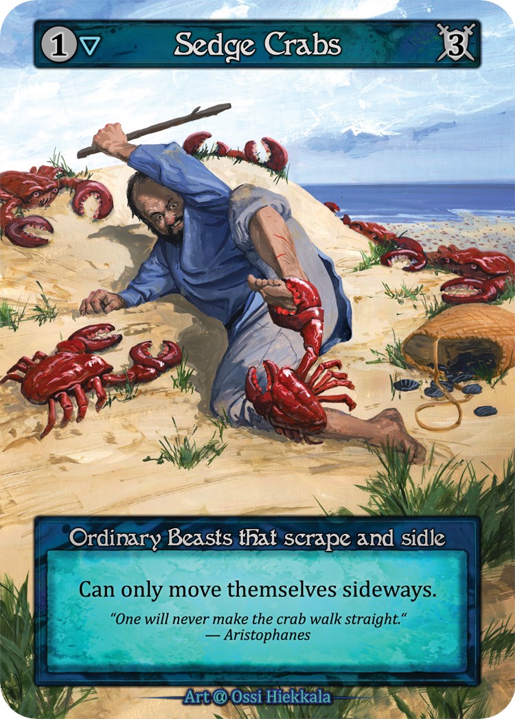 Sedge Crabs (Preconstructed Deck) [Alpha] | Exor Games New Glasgow