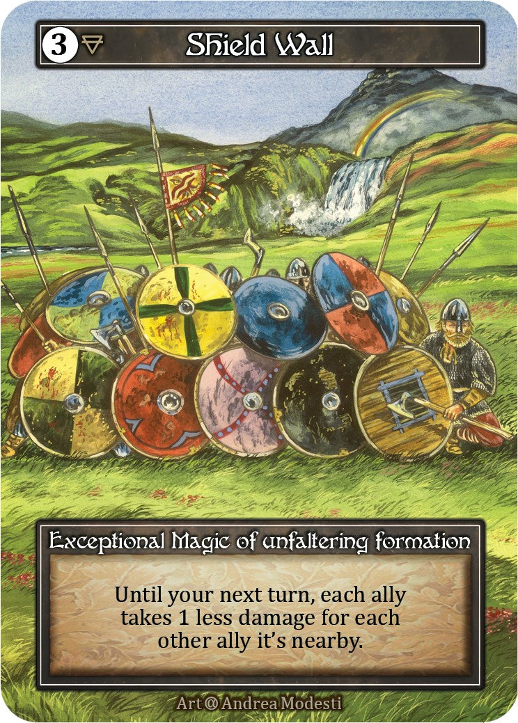 Shield Wall (Foil) [Alpha] | Exor Games New Glasgow