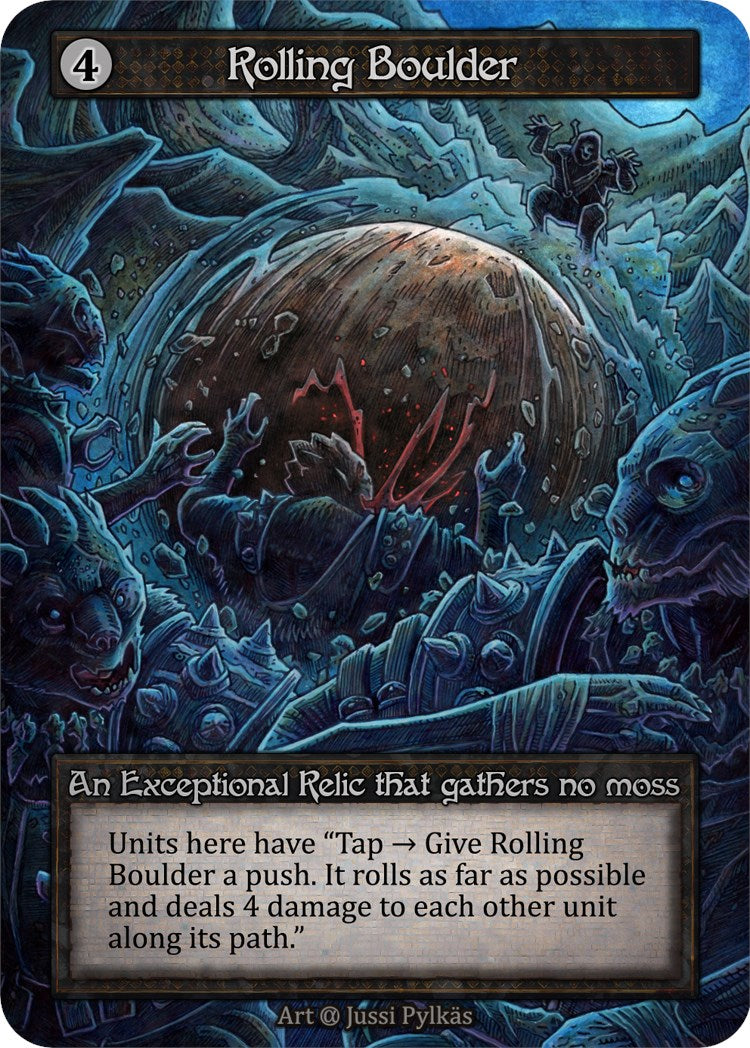 Rolling Boulder [Alpha] | Exor Games New Glasgow