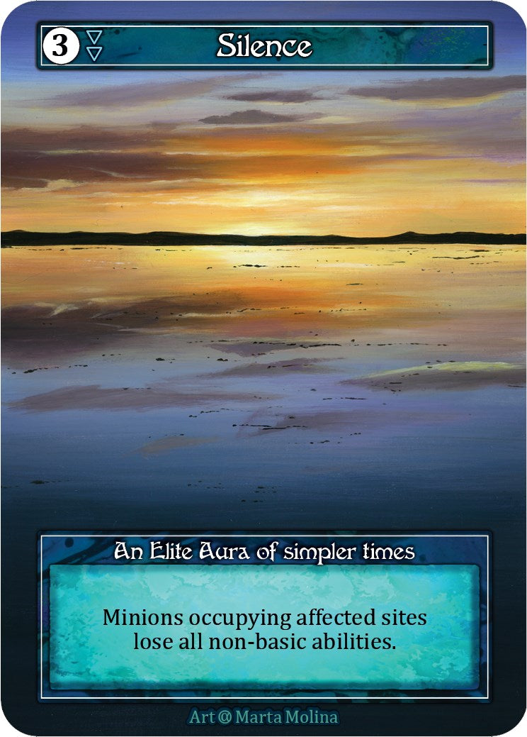 Silence (Foil) [Alpha] | Exor Games New Glasgow