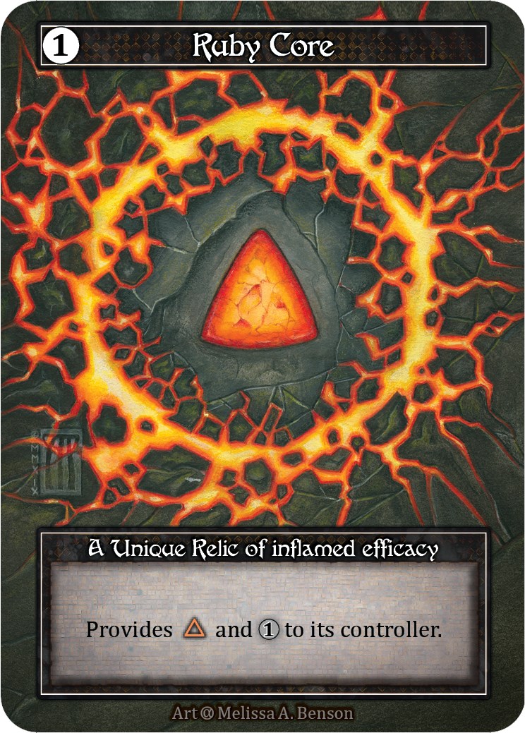 Ruby Core (Foil) [Alpha] | Exor Games New Glasgow