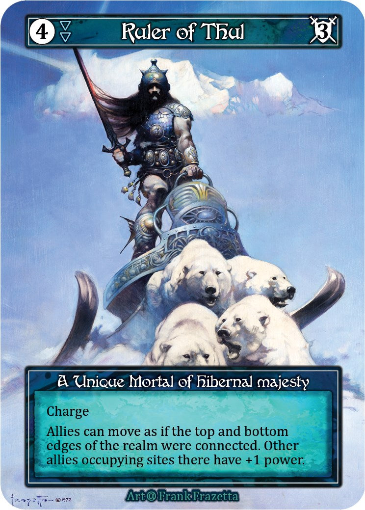 Ruler of Thul (Foil) [Alpha] | Exor Games New Glasgow