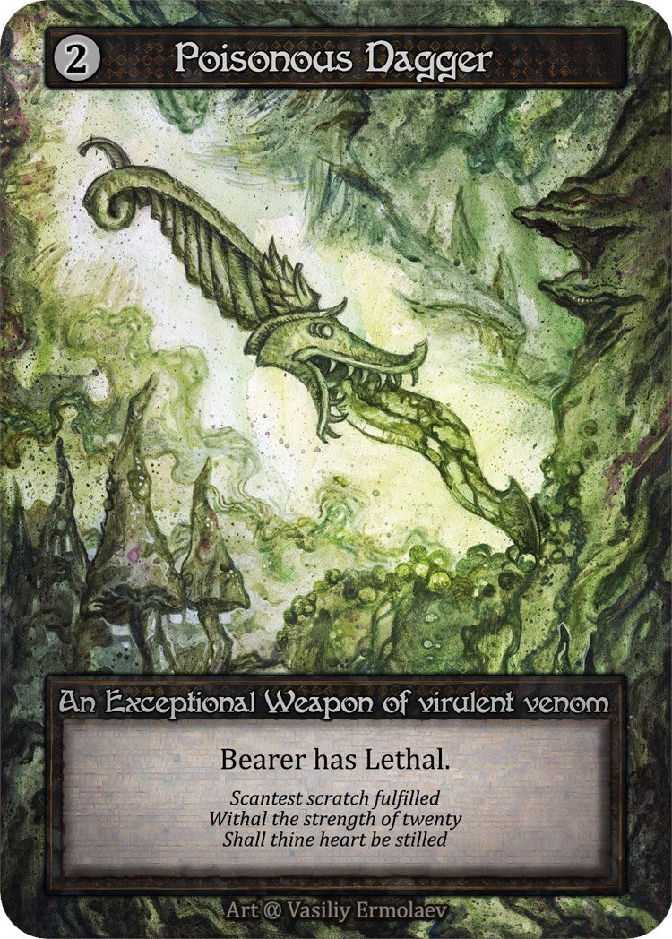 Poisonous Dagger [Alpha] | Exor Games New Glasgow