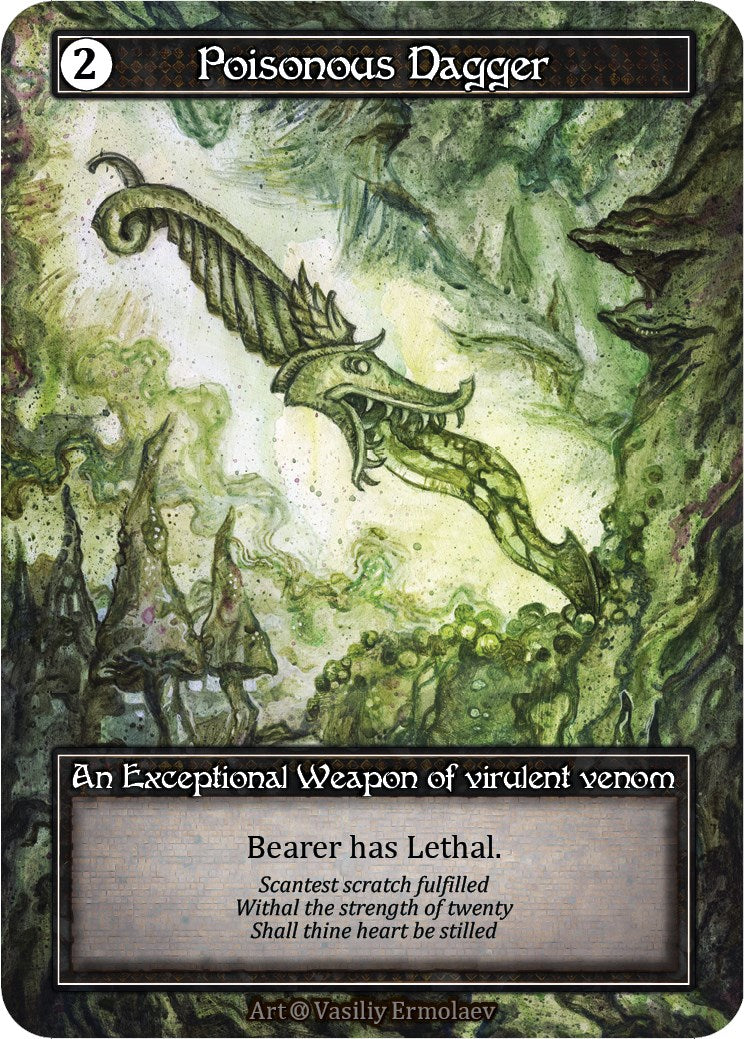 Poisonous Dagger (Foil) [Alpha] | Exor Games New Glasgow