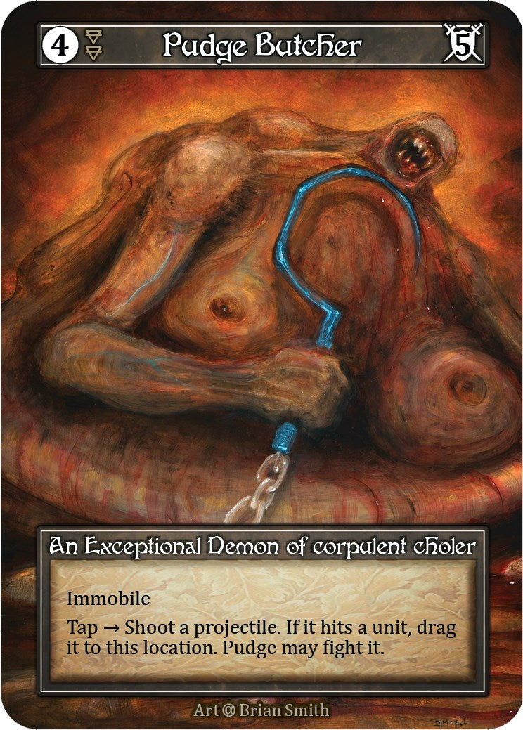 Pudge Butcher (Foil) [Alpha] | Exor Games New Glasgow