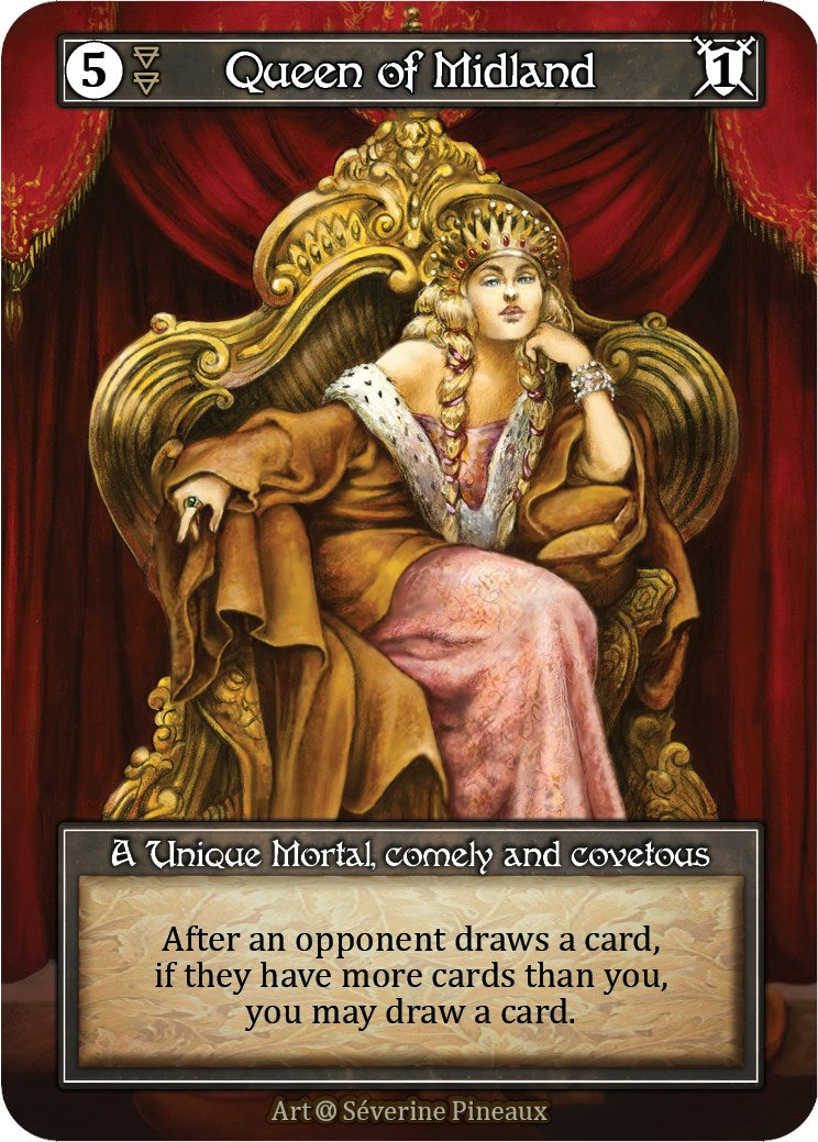 Queen of Midland (Foil) [Alpha] | Exor Games New Glasgow