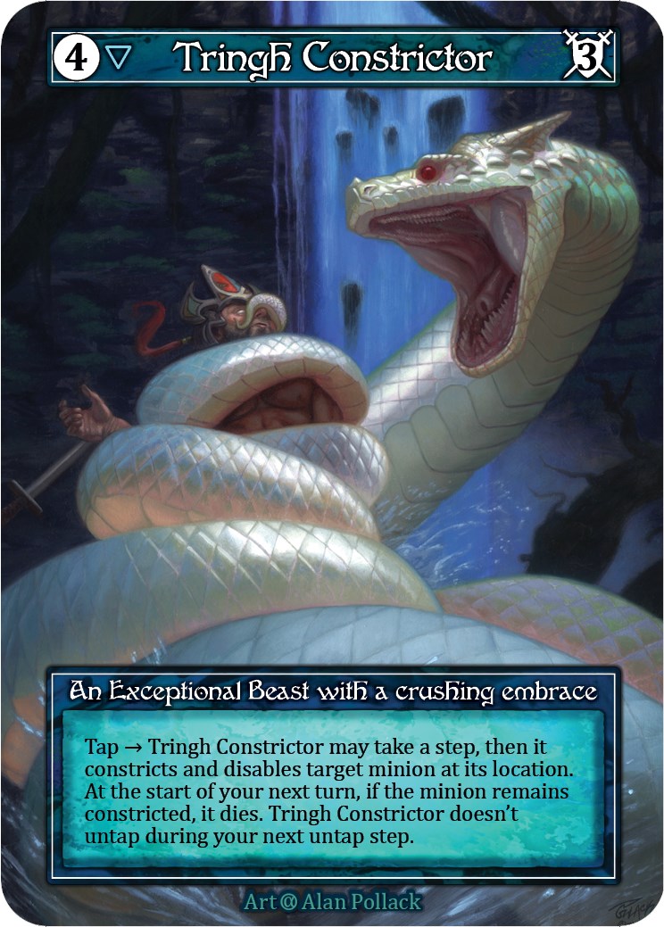 Tringh Constrictor (Foil) [Alpha] | Exor Games New Glasgow