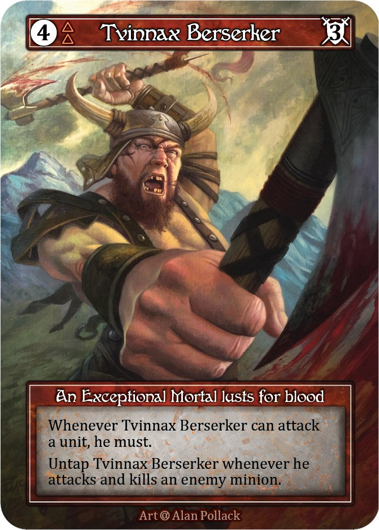 Tvinnax Berserker (Foil) [Alpha] | Exor Games New Glasgow