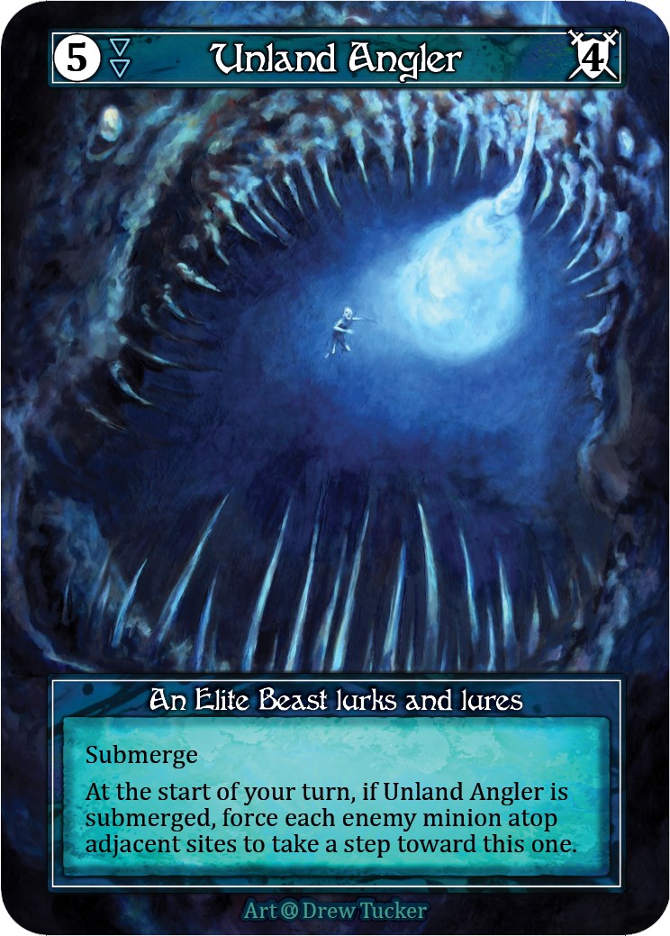 Unland Angler (Foil) [Alpha] | Exor Games New Glasgow