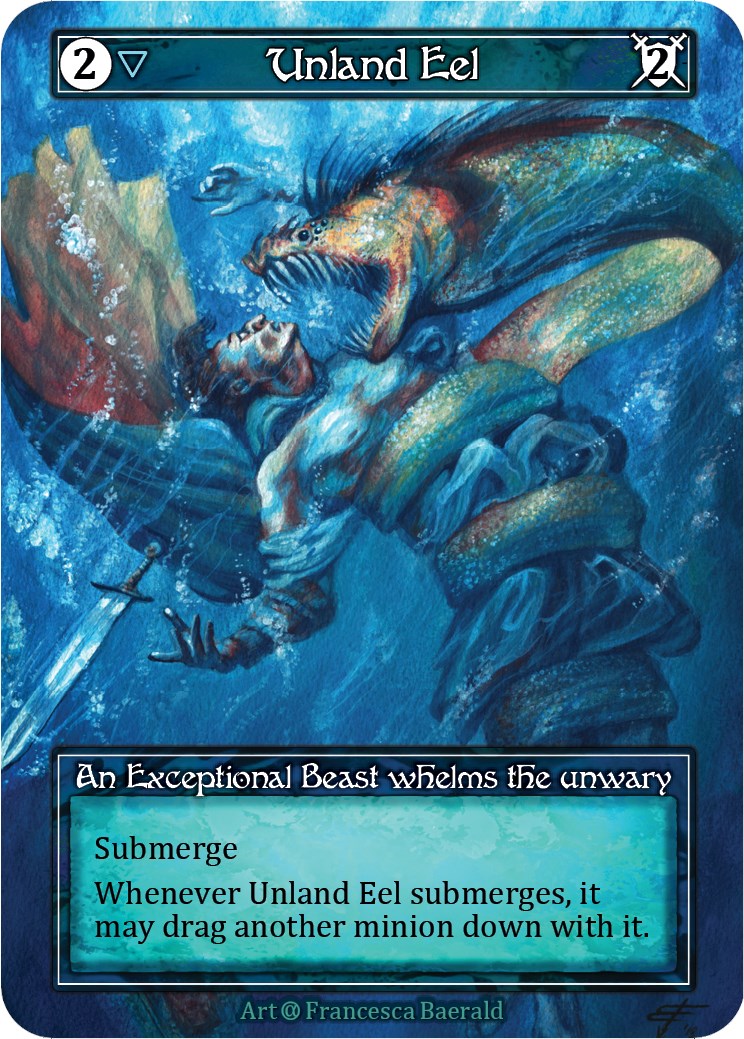 Unland Eel (Foil) [Alpha] | Exor Games New Glasgow