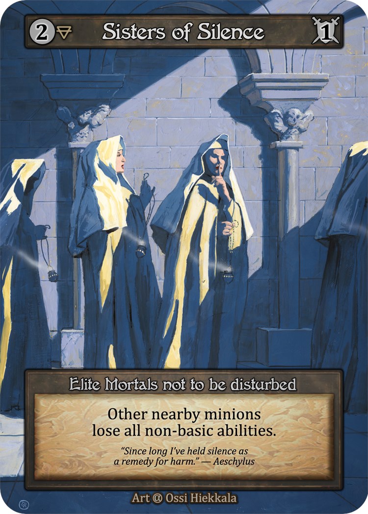 Sisters of Silence [Alpha] | Exor Games New Glasgow