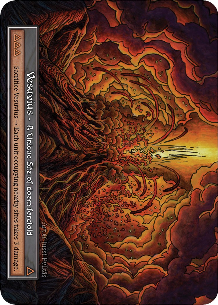 Vesuvius (Foil) [Alpha] | Exor Games New Glasgow