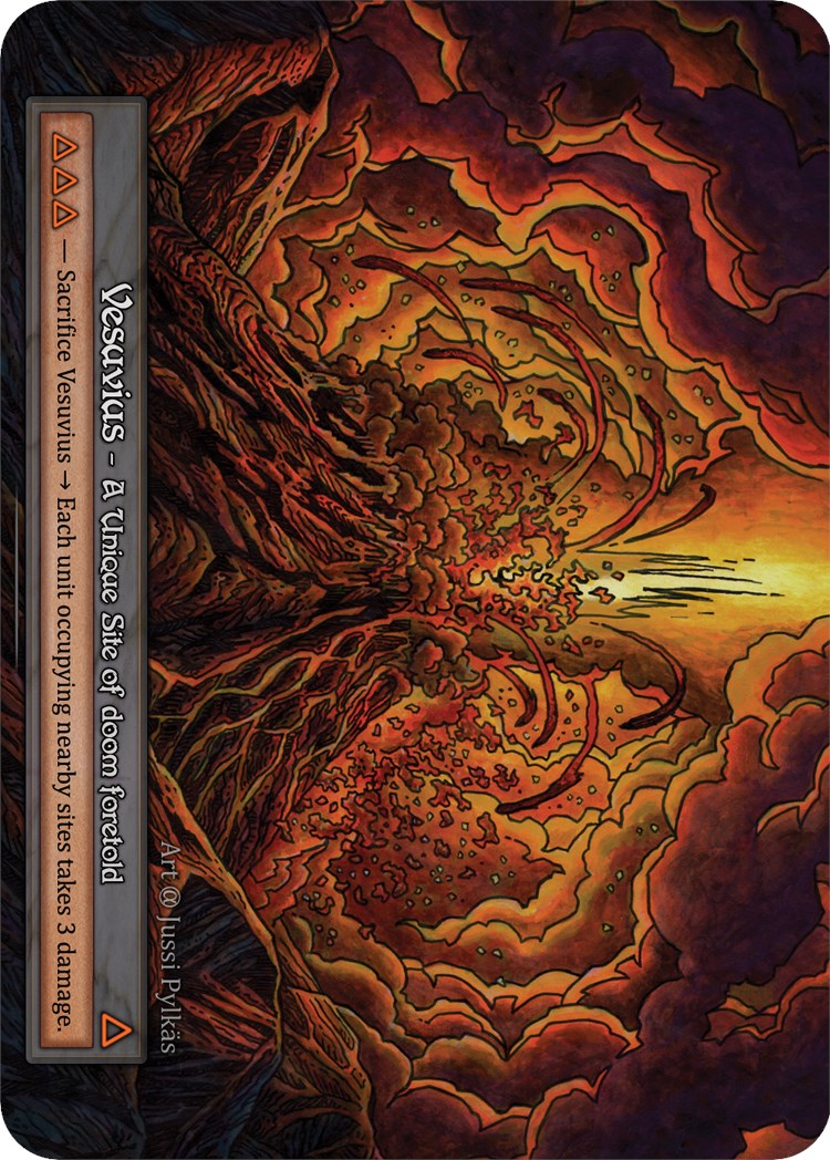 Vesuvius (Preconstructed Deck) [Alpha] | Exor Games New Glasgow
