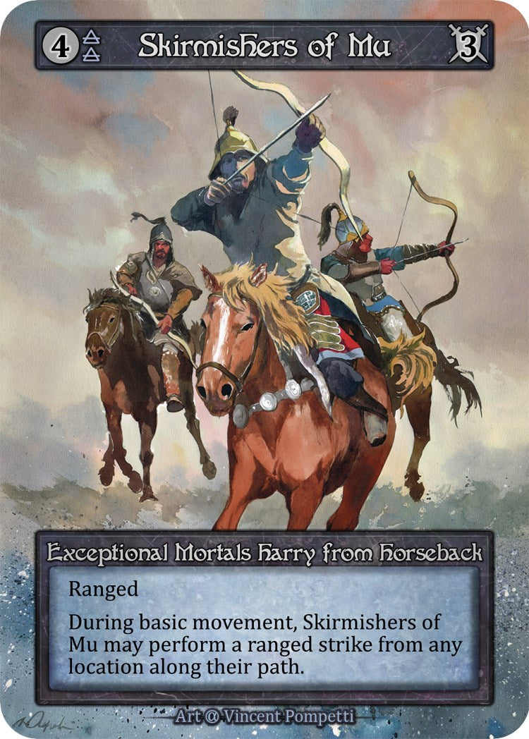 Skirmishers of Mu (Preconstructed Deck) [Alpha] | Exor Games New Glasgow