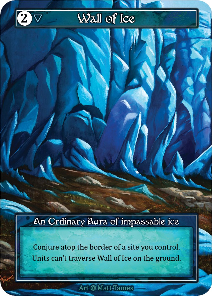 Wall of Ice (Foil) [Alpha] | Exor Games New Glasgow