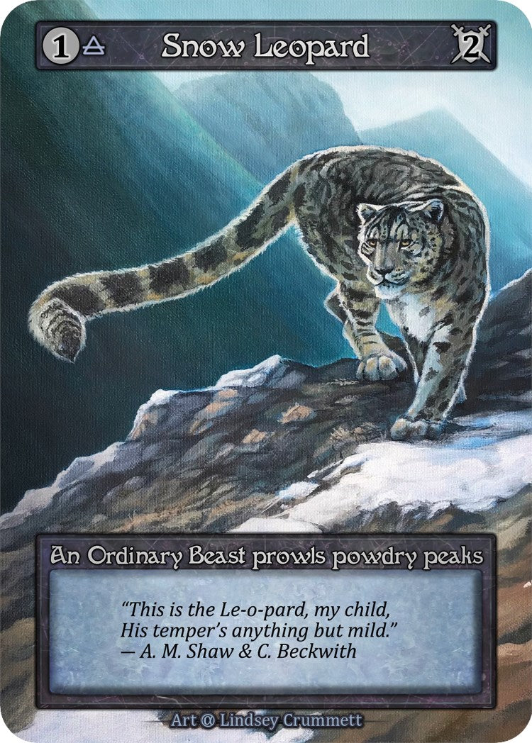 Snow Leopard (Preconstructed Deck) [Alpha] | Exor Games New Glasgow