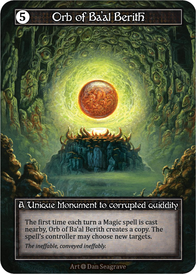 Orb of Ba'al Berith (Foil) [Alpha] | Exor Games New Glasgow