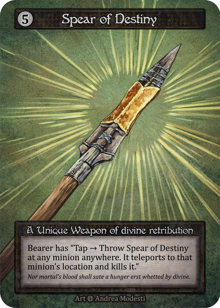 Spear of Destiny [Alpha] | Exor Games New Glasgow