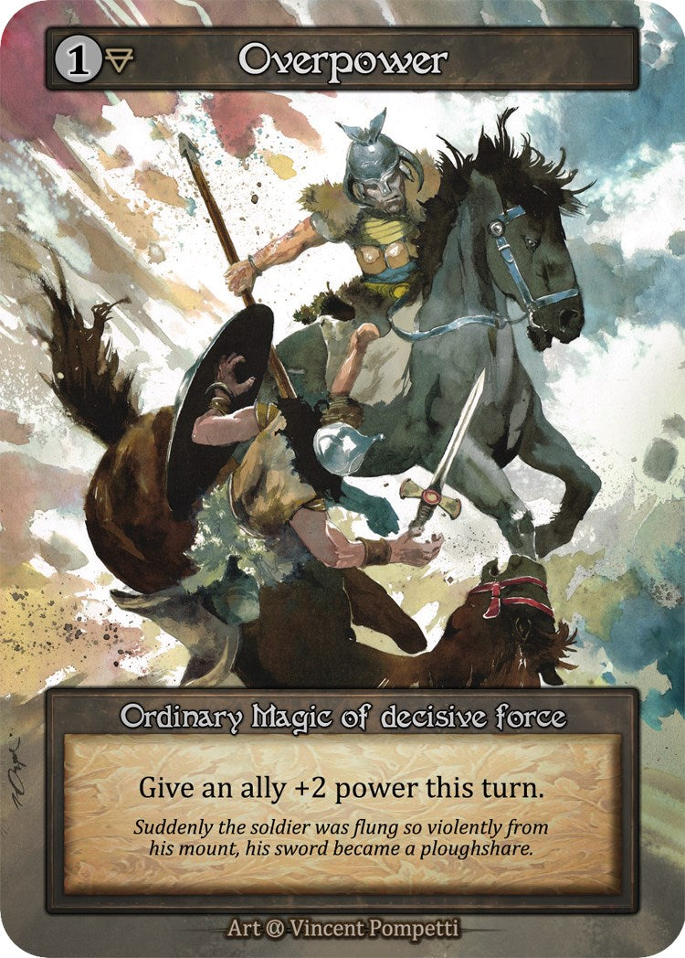 Overpower (Preconstructed Deck) [Alpha] | Exor Games New Glasgow