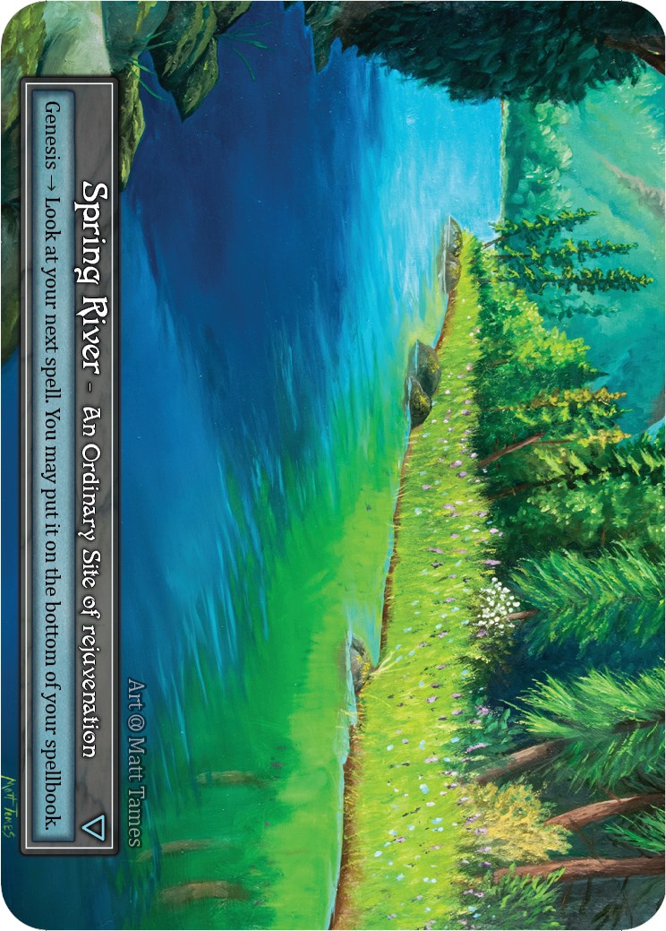 Spring River (Foil) [Alpha] | Exor Games New Glasgow