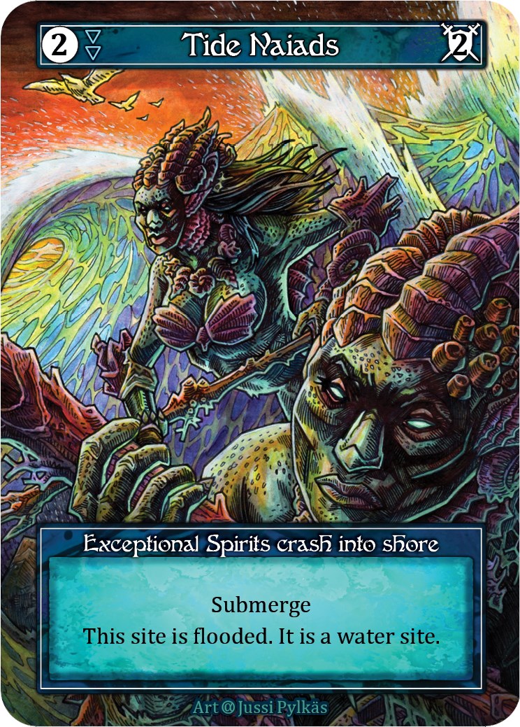 Tide Naiads (Foil) [Alpha] | Exor Games New Glasgow