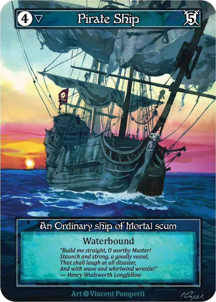 Pirate Ship (Foil) [Alpha] | Exor Games New Glasgow