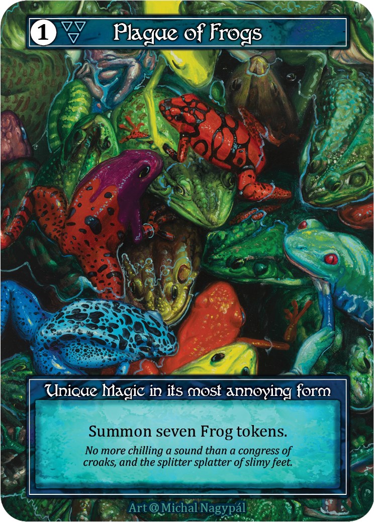 Plague of Frogs (Foil) [Alpha] | Exor Games New Glasgow