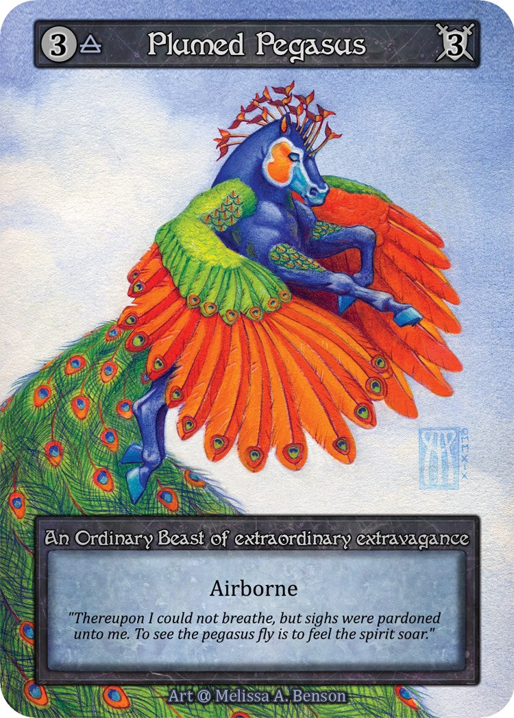 Plumed Pegasus (Preconstructed Deck) [Alpha] | Exor Games New Glasgow