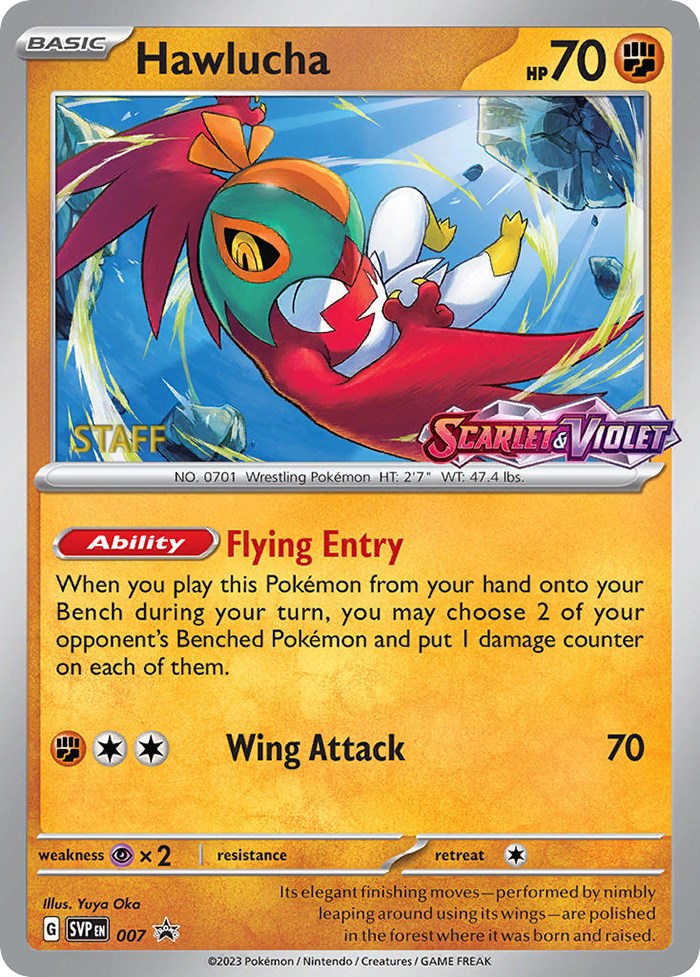Hawlucha (007) [Staff] [Scarlet & Violet 151] | Exor Games New Glasgow