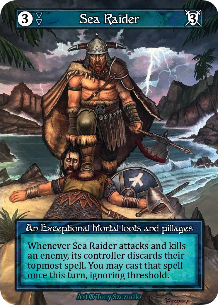 Sea Raider (Foil) [Beta] | Exor Games New Glasgow
