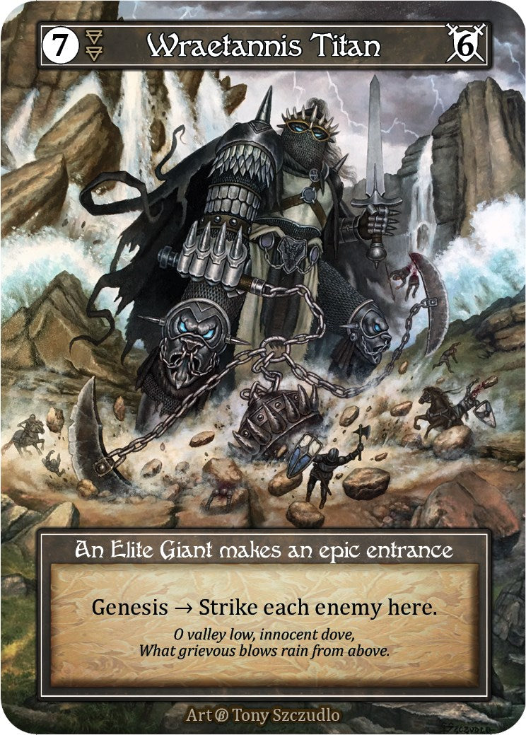 Wraetannis Titan (Foil) [Beta] | Exor Games New Glasgow