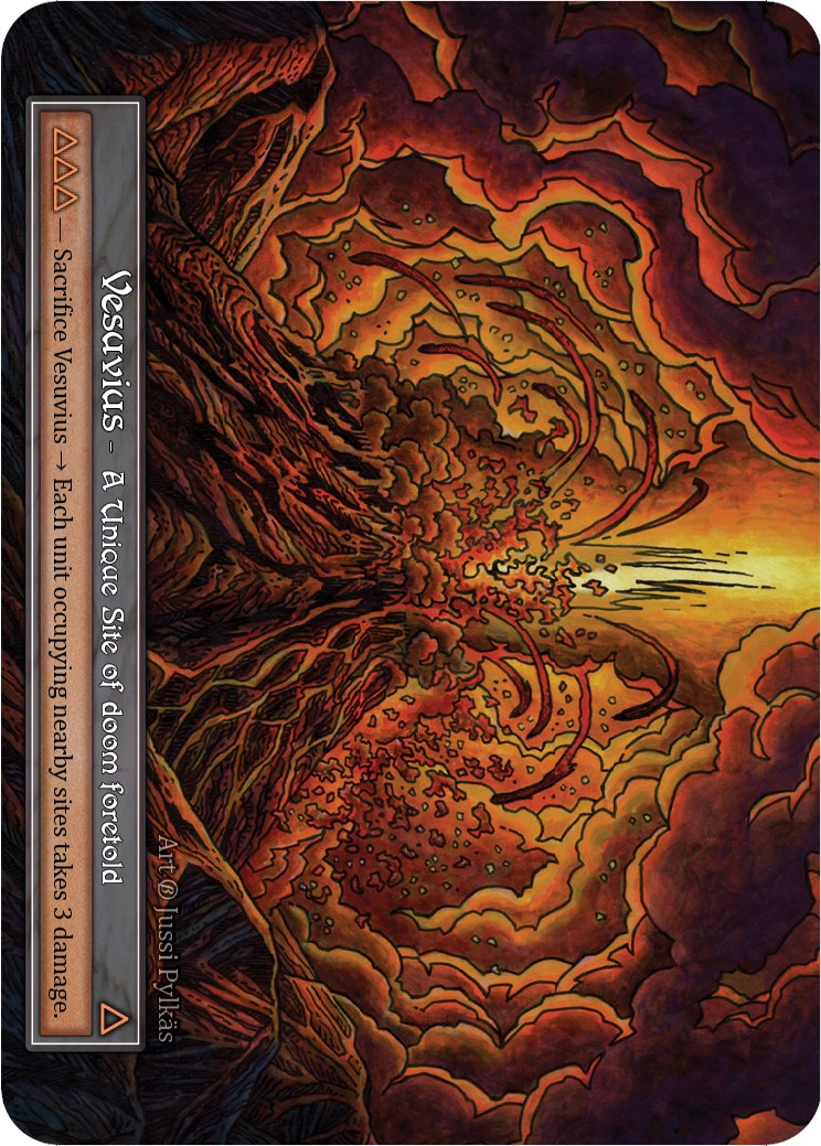 Vesuvius (Foil) [Beta] | Exor Games New Glasgow