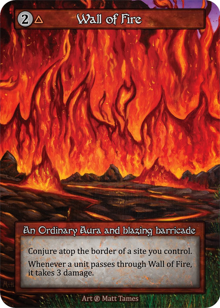 Wall of Fire [Beta] | Exor Games New Glasgow