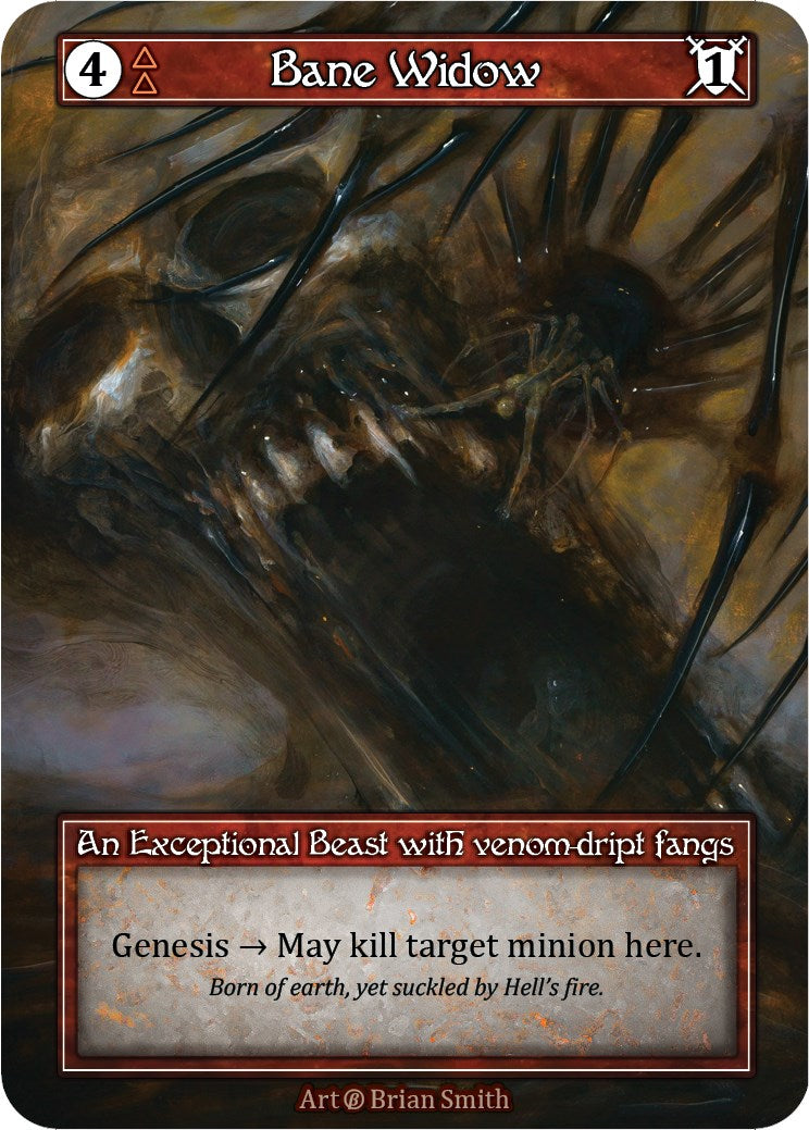 Bane Widow (Foil) [Beta] | Exor Games New Glasgow