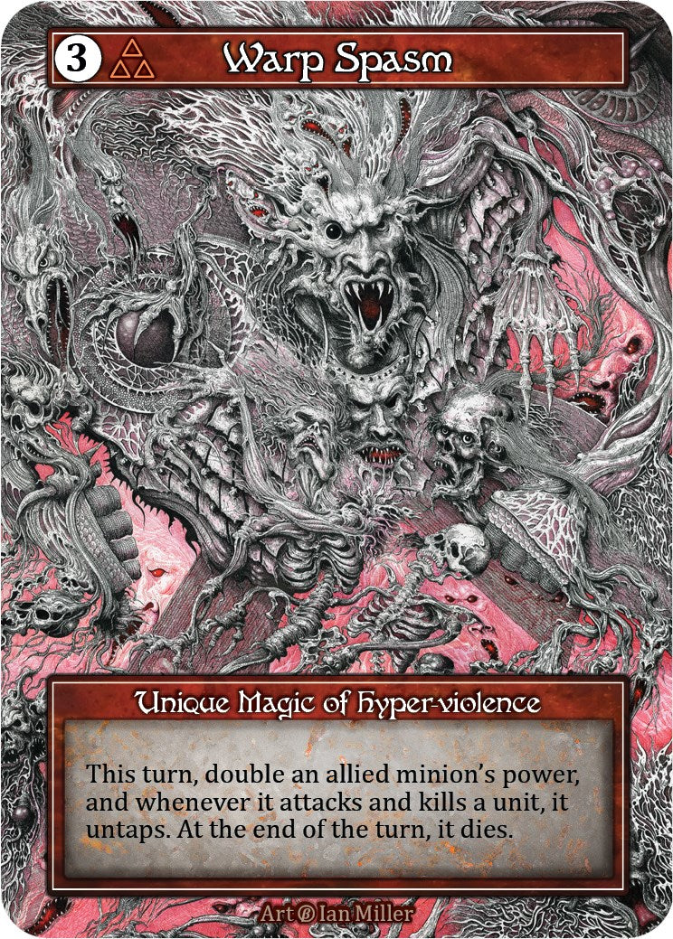 Warp Spasm (Foil) [Beta] | Exor Games New Glasgow