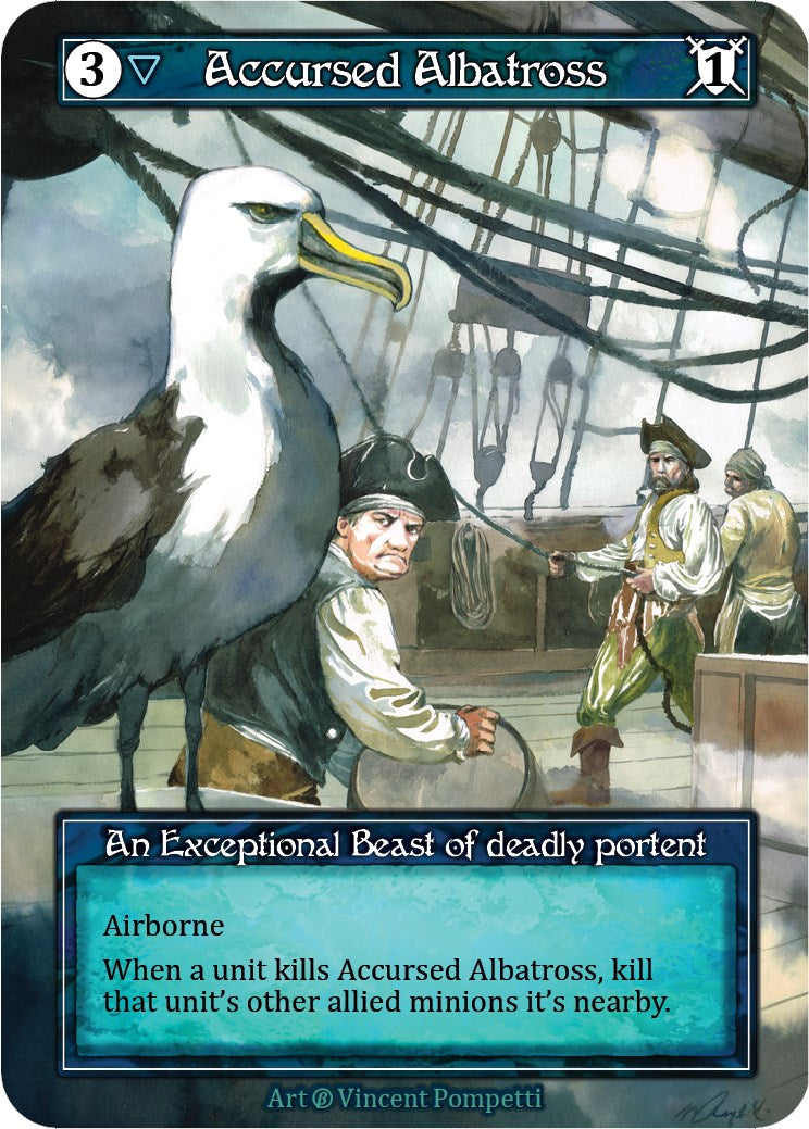 Accursed Albatross (Foil) [Beta] | Exor Games New Glasgow