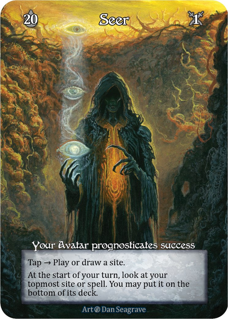 Seer (Foil) [Beta] | Exor Games New Glasgow