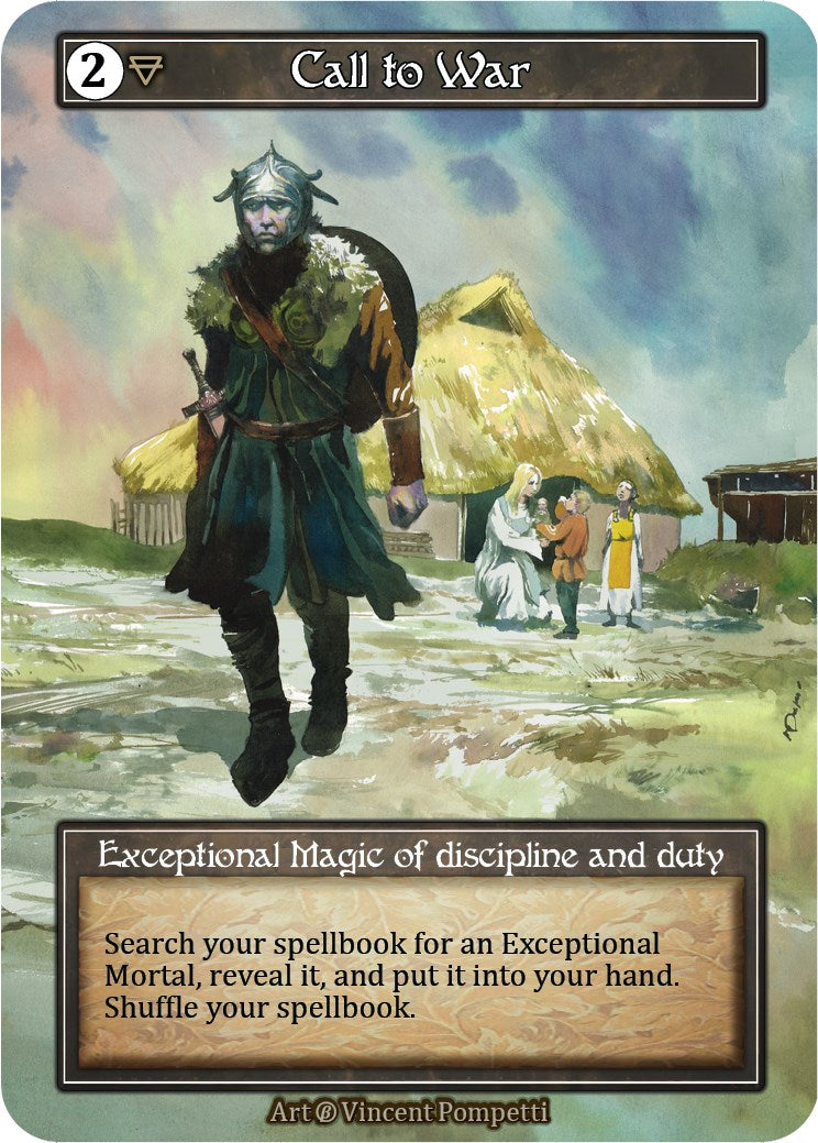 Call to War (Foil) [Beta] | Exor Games New Glasgow