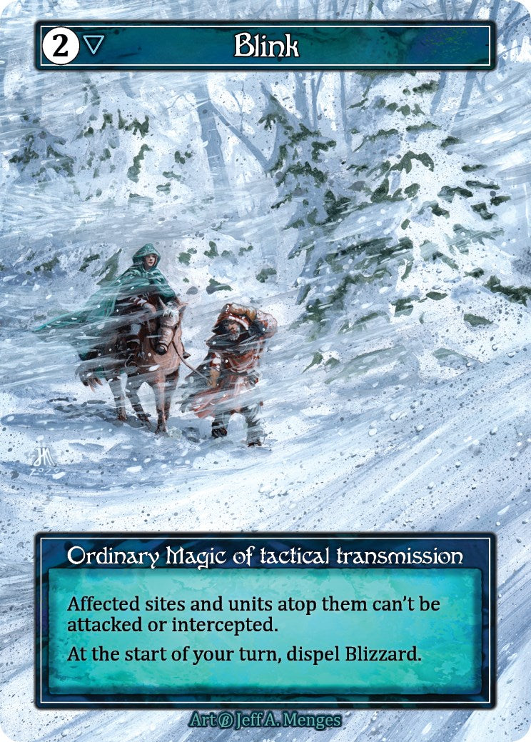 Blink (Foil) (Misprint) [Beta] | Exor Games New Glasgow