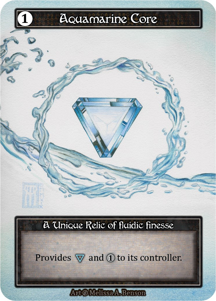 Aquamarine Core (Foil) [Beta] | Exor Games New Glasgow