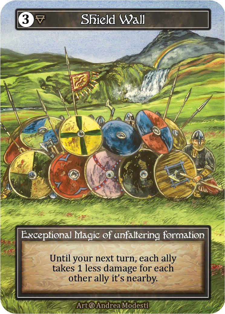 Shield Wall (Foil) [Beta] | Exor Games New Glasgow