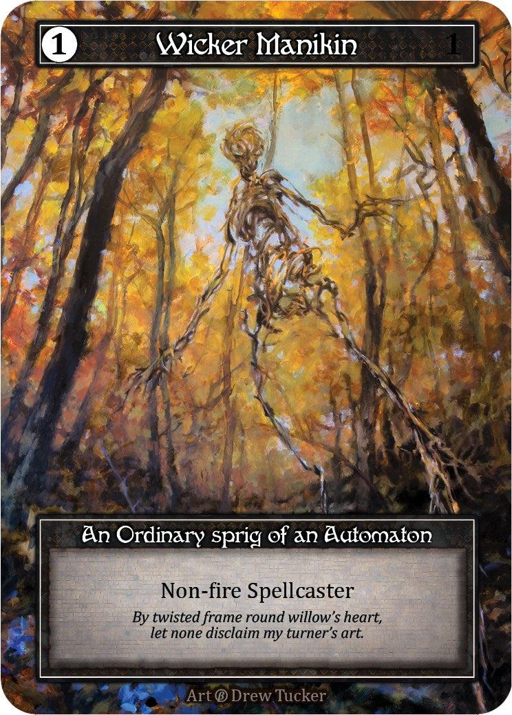 Wicker Manikin (Foil) [Beta] | Exor Games New Glasgow