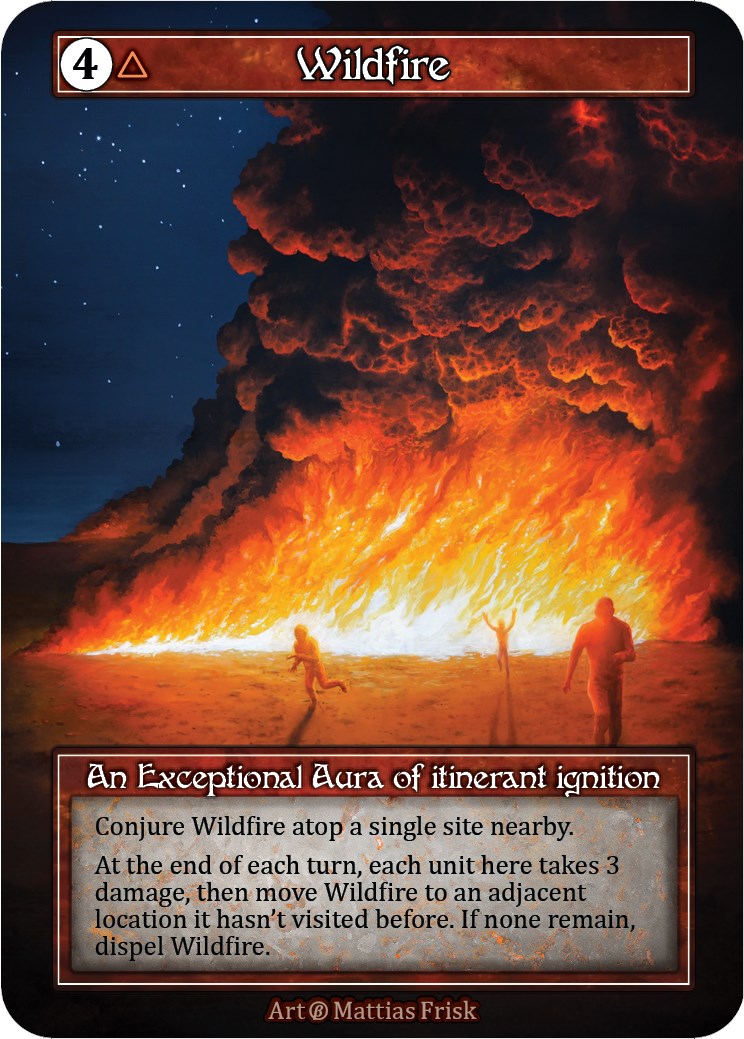 Wildfire (Foil) [Beta] | Exor Games New Glasgow