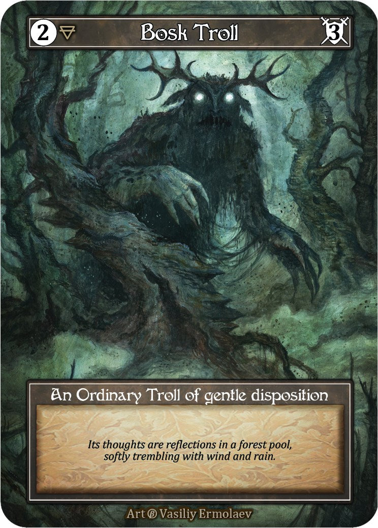 Bosk Troll (Foil) [Beta] | Exor Games New Glasgow