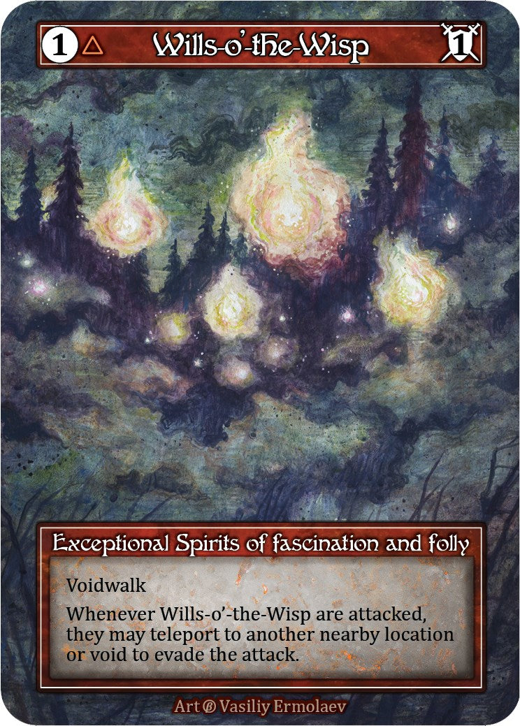 Wills-o'-the-Wisp (Foil) [Beta] | Exor Games New Glasgow
