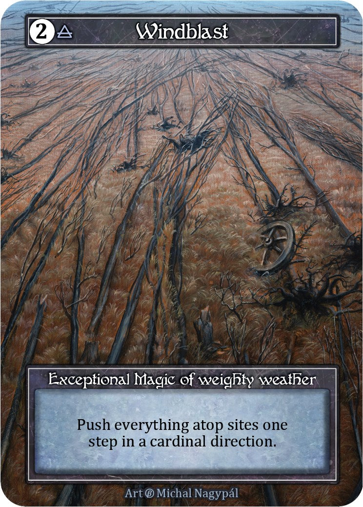 Windblast (Foil) [Beta] | Exor Games New Glasgow