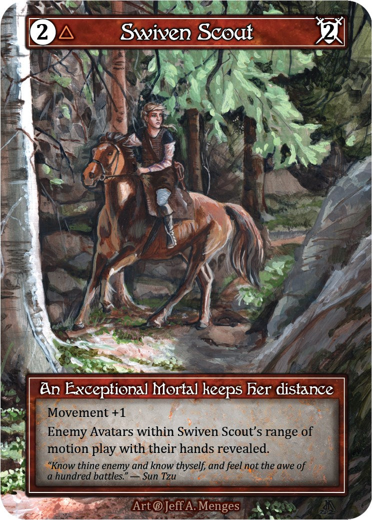 Swiven Scout (Foil) [Beta] | Exor Games New Glasgow