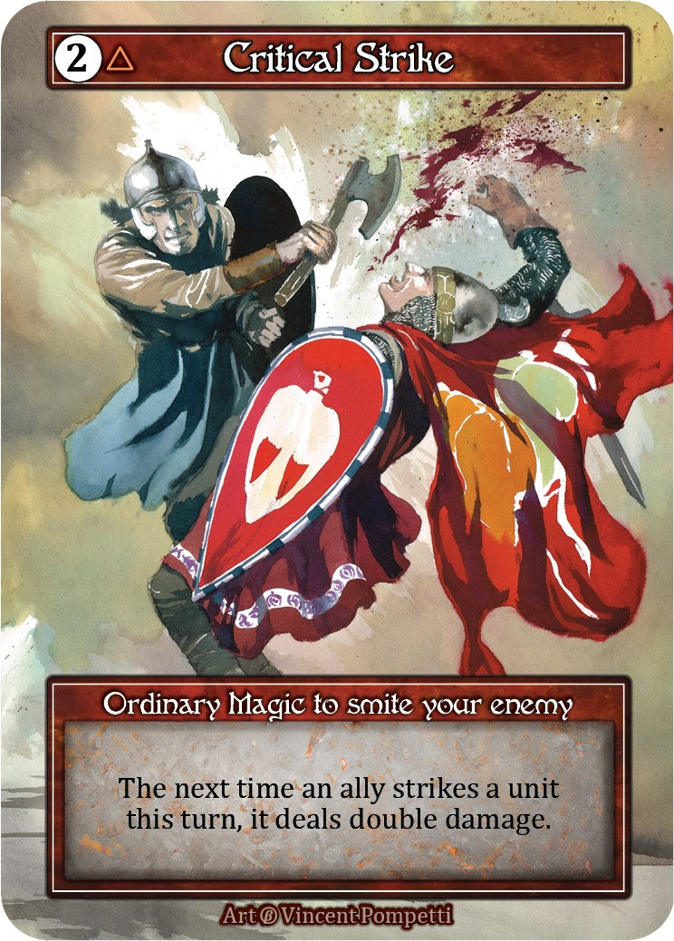 Critical Strike (Foil) [Beta] | Exor Games New Glasgow